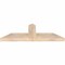 Ekena Millwork Portland Smooth Timber Gable Bracket, Douglas Fir, 48"W x 16"H x 3 1/2"D x 5 1/2"F, 8/12 Pitch GBW048X16X0406POR00SDF - alternate 3